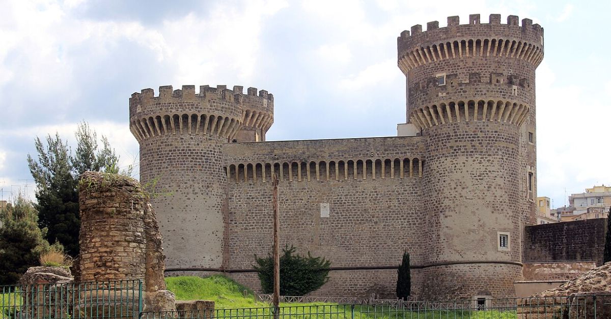 La fortaleza de Rocca Pia en la ciudad italiana de Tivoli.