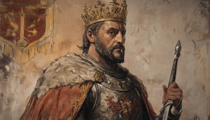 retrato dibujo Ramiro II de León