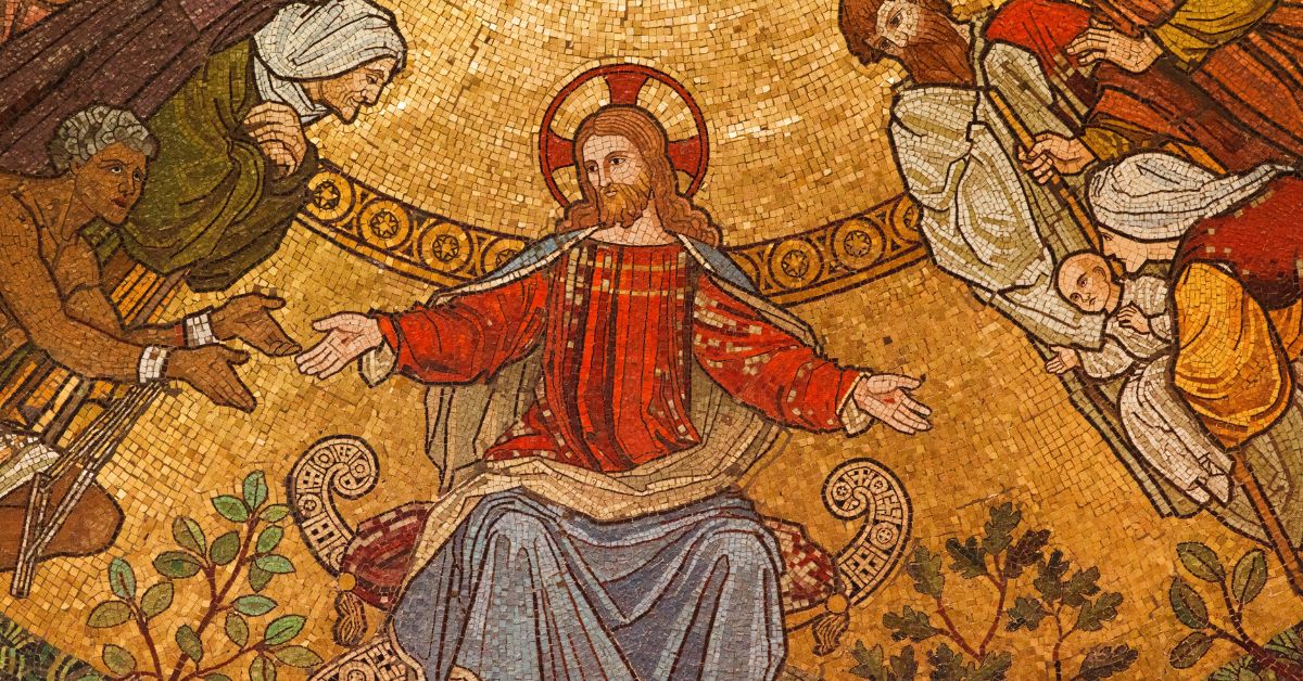 pintura bóveda Jesucristo