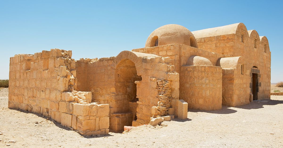 exterior de Qasr Amra