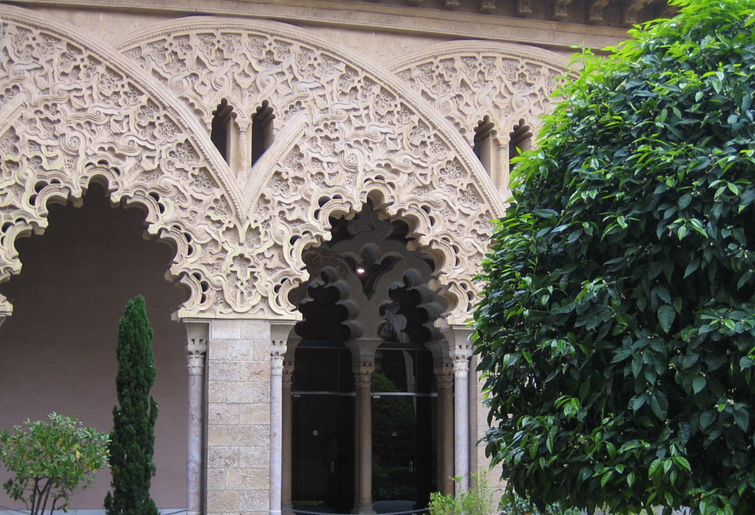 Arcos palacio de la Aljafería