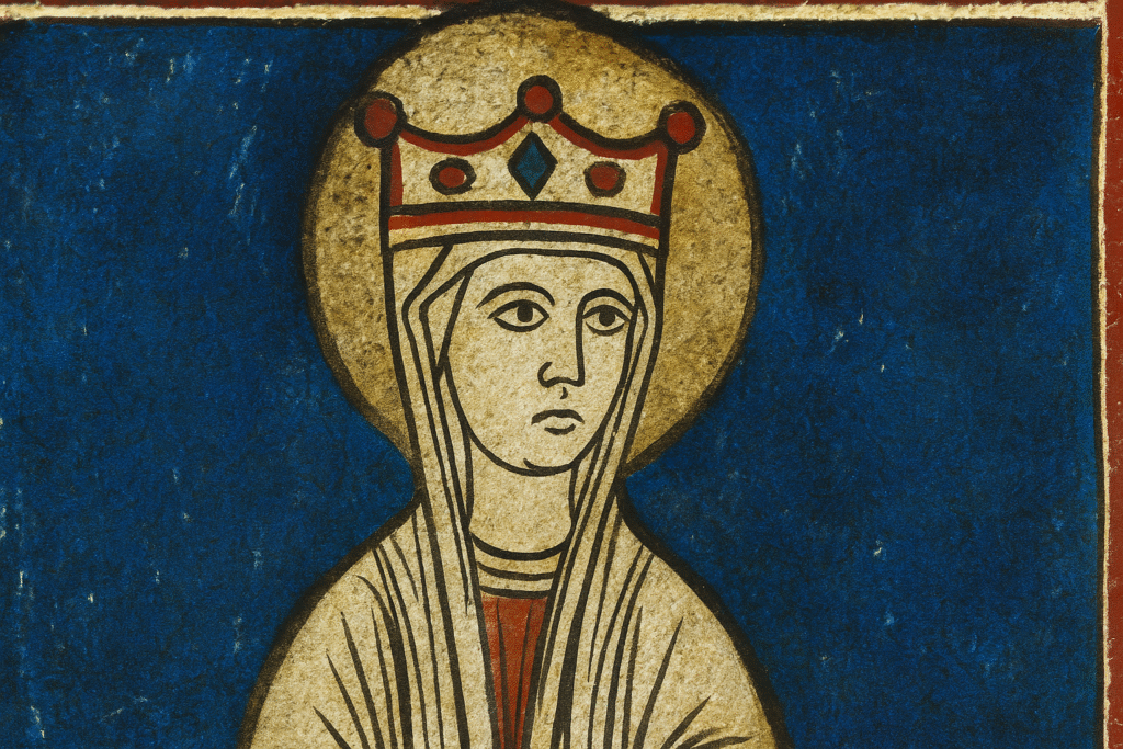 representación pictórica de Leonor Plantagenet