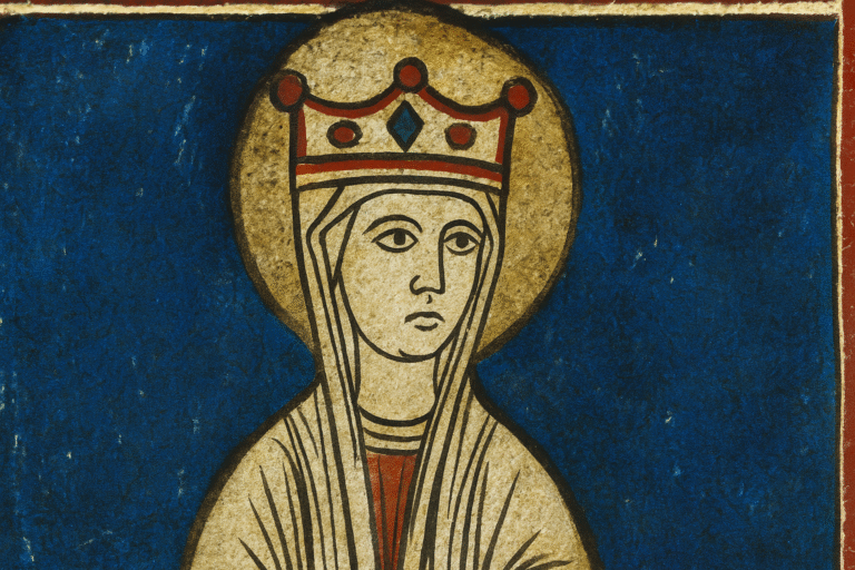 representación pictórica de Leonor Plantagenet