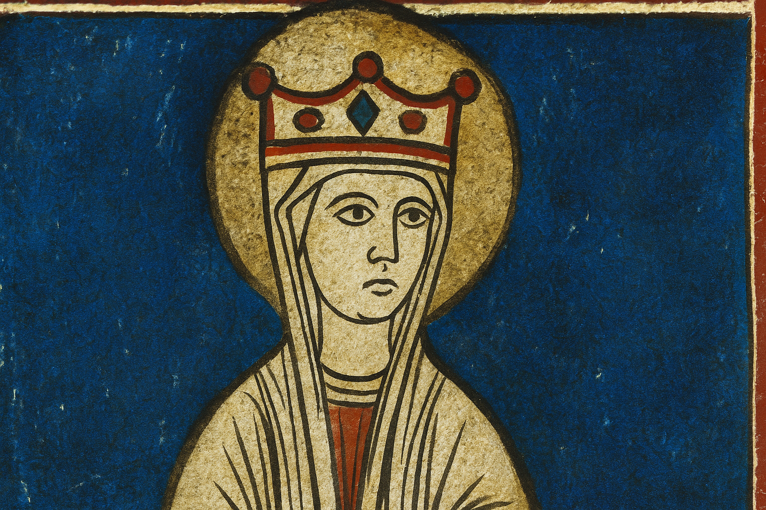 representación pictórica de Leonor Plantagenet