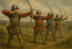 Soldados ingleses con arco largo