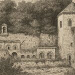 grabado de la abadía de Marmoutier