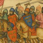 fresco que representa el asedio de Barbastro