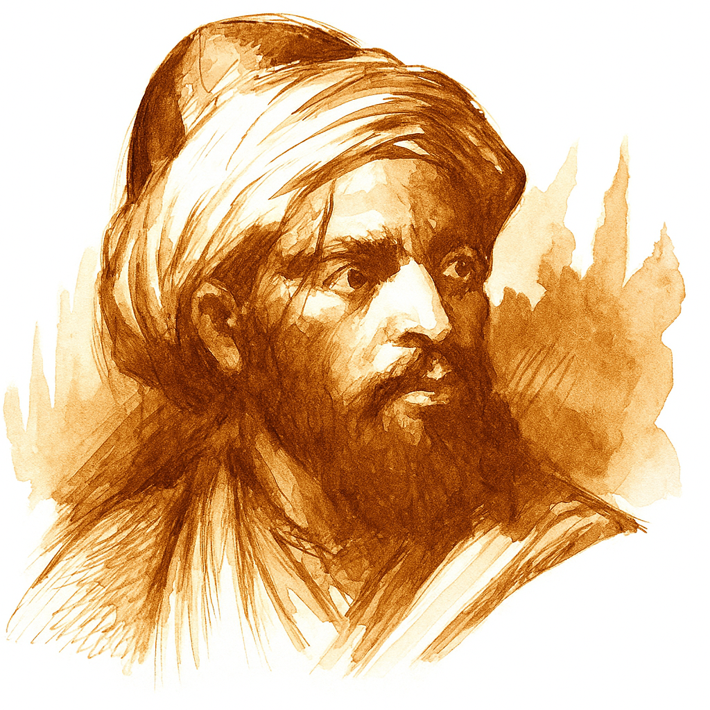 retrato imaginario de Omar ibn Hafsún