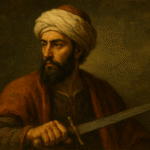 Pintura al óleo que representa a Zengi